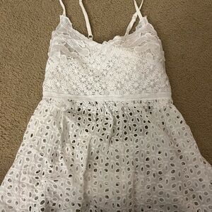 Summer tank top with lace design | target